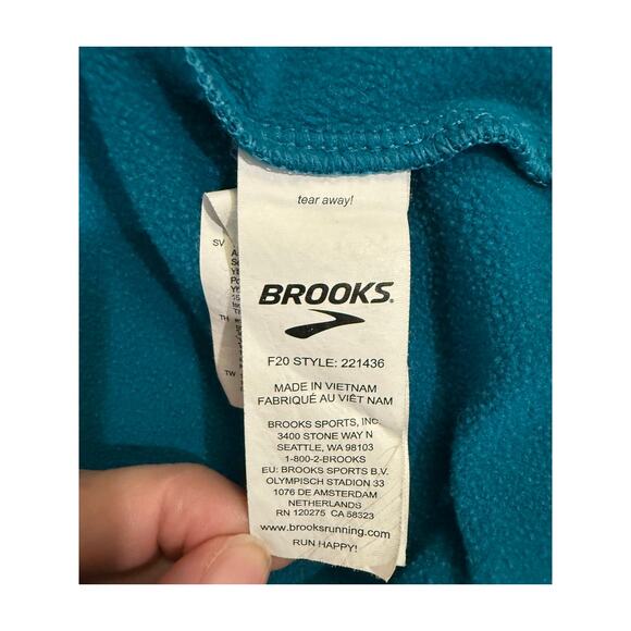 Women’s Brooks Shield Hybrid Vest Medium running blue lightweight thermolite - Picture 6 of 8